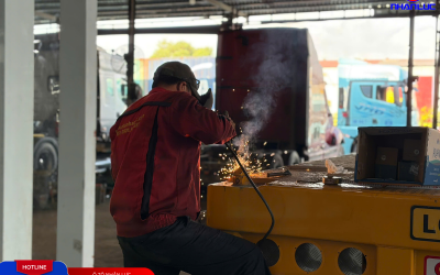 TRẠM DỊCH VỤ Ô TÔ NHÂN LỰC GIA CỐ MOOC THEO YÊU CẦU KHÁCH HÀNG
