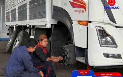 TRẠM DỊCH VỤ Ô TÔ NHÂN LỰC BẢO DƯỠNG XE DONGFENG KL340 TRƯỚC KHI GIAO
