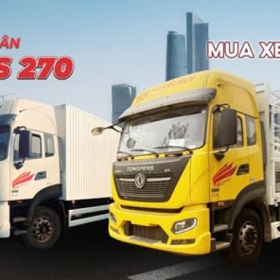 Tải Thùng Dongfeng 6x2 KR Plus 270 