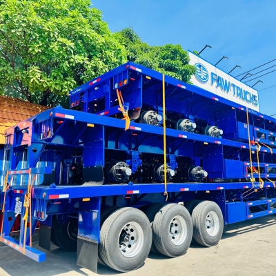 Sơmi Rơmooc Sàn Thaco 40Feet - Lốp 12R22.5 